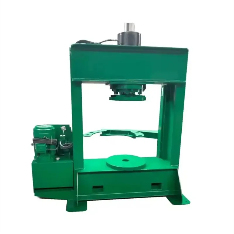 EVERLIFT Green Color 130ton Solid Tyre Press Machine With All Tools Mechanical Arms Cheap Price for Sale CE ISO