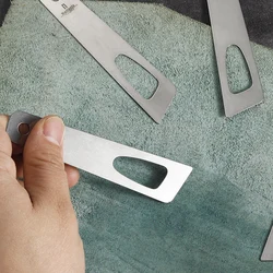1Pcs Practical Leather Gluing Tool Stainless Steel DIY Handcraft Glue Application Tools For Leathercraft Handmade