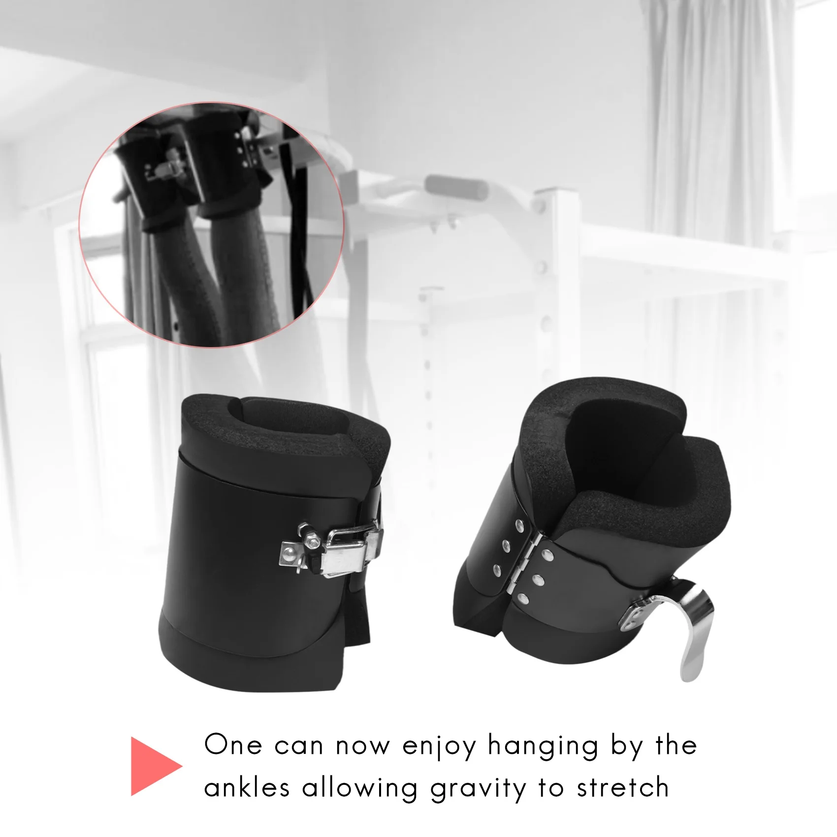【STOCK】Anti Inversion Boots Chin Up Gym Hook Hanging Pull Up Bodybuilding Fitness Handstand Shoes
