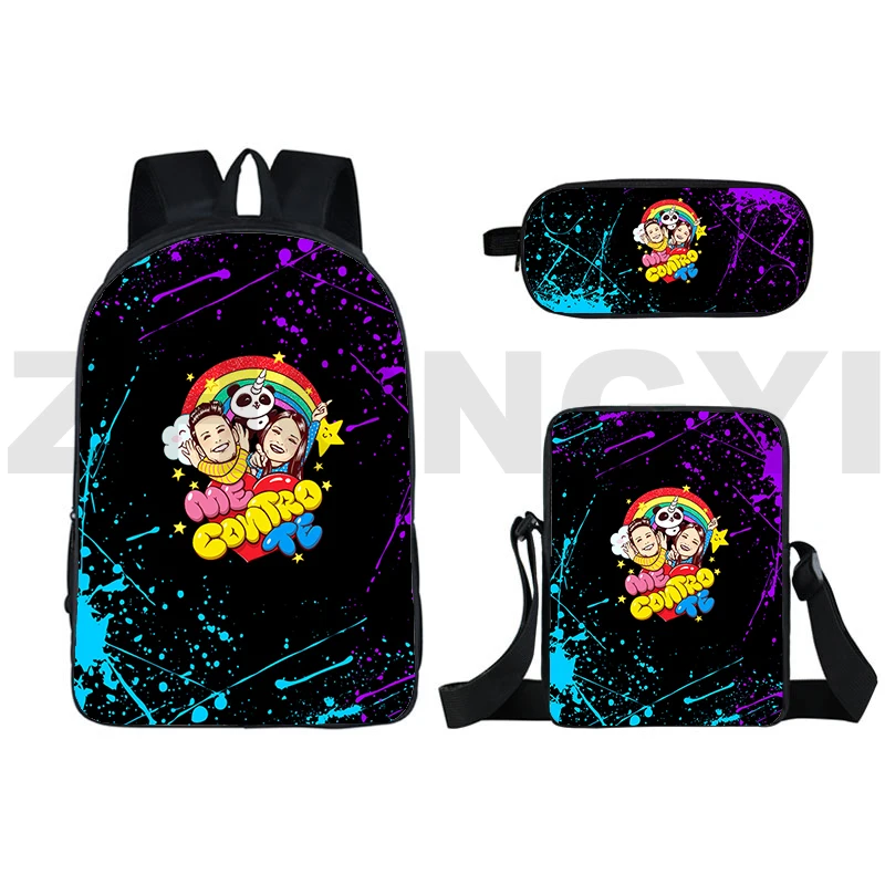 3D Anime Me Contro Te Backpack Top Quality Outdoor Sport Schoolbags 3 Pcs/Set Cute Me Contro Te Bookbag Crossbody Bags for Women