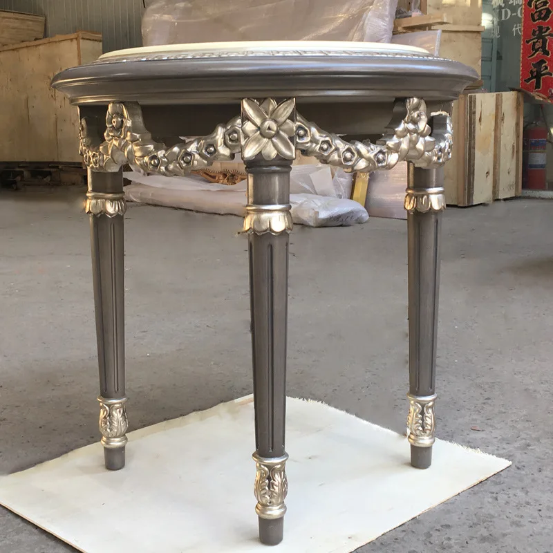 

Side table, American side table, neo-classical living room, birch round sofa, corner table