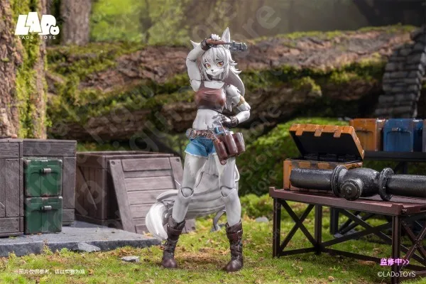 W magazynie 100% oryginalny LADOTOYS Liya Fixer Ver. Model Repairer Wolf Girl ERA 001 Model Animacyjny Figurka Akcji Zabawki na Zamówienie