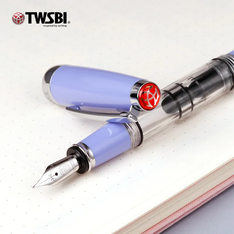 Limitowana edycja TWSBI Diamond 580 Mini Edition, lawendowo-fioletowy zestaw długopisów wiecznych w pudełku prezentowym, idealny prezent dla dziewczyn na wiosnę, do pisania i jako prezent biznesowy. — zdjęcie produktu 4