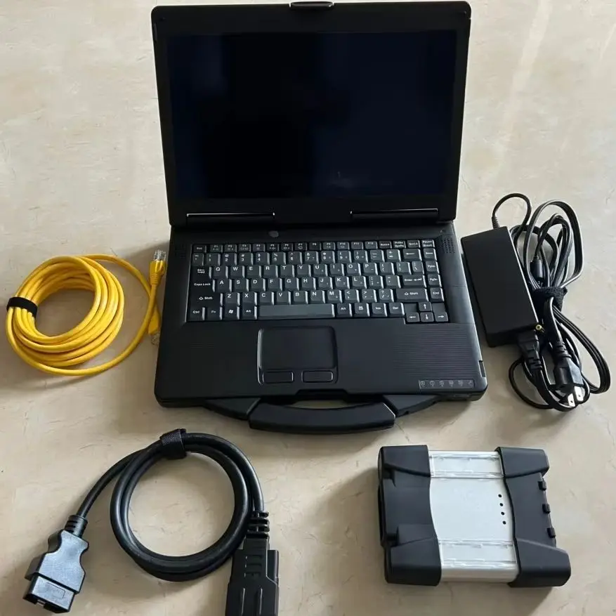 Icom Next Interface Lan Cable OBD2 Cable V09.2026 Software in 1TB SSD Toughbook CF53  I5 8G for BMW Cars Diagnostic Tool