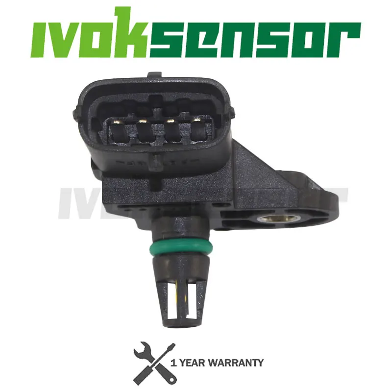 0281002437 Boost MAP Sensor For Alfa Romeo 147 156 159 166 Brera GT Giulietta Mito Spider Volvo S60 V70 With Plug Connector 5