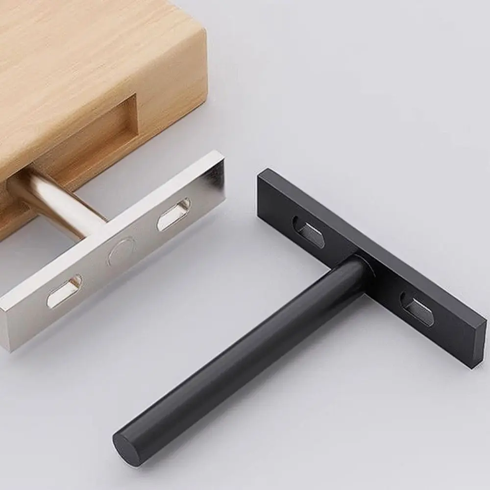 Replacement Heavy Duty Floating Shelf Brackets Black Coated Metal Shelves Brackets Wall Mount Shelving Brackets