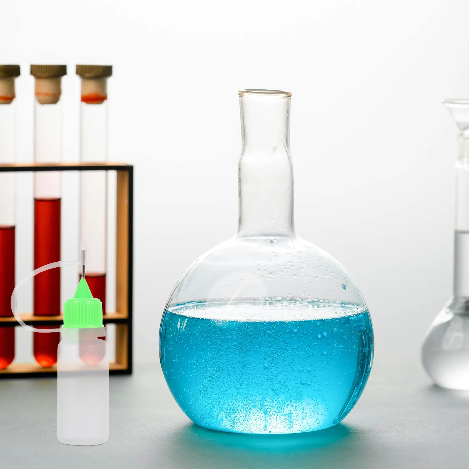 

10Pcs Precision Tip Oil Bottles Soft Flexible Plastic Squeeze Bottles for Dye Paint Glue Application Craft Supply