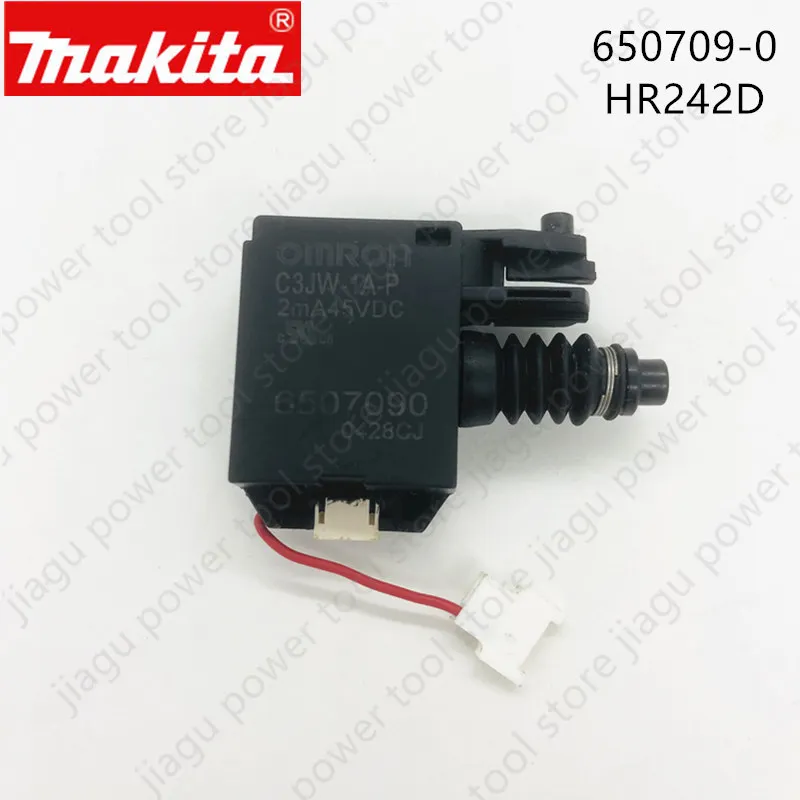 Makita-peças de Ferramentas Elétricas Interruptor 6507090 Dhr242 Dhr243 Bhr242 Bhr243 Dub362 Hr242d Dhr242z