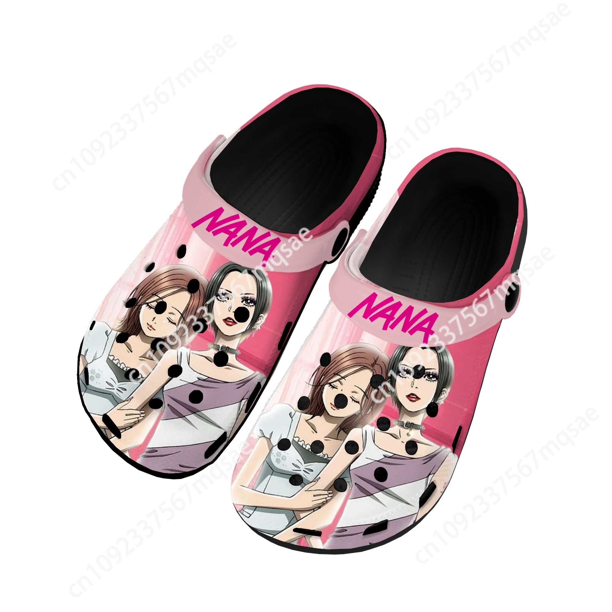 Osaki Komatsu NANA Shoujo Manga Home Clogs Custom Water Shoes Mens Womens Teenager Shoe Black Garden Clog Beach Hole Slippers