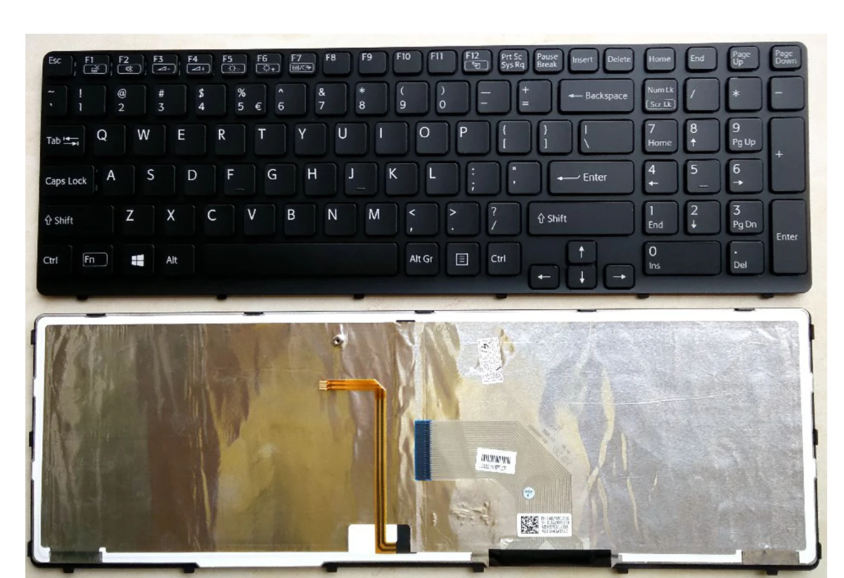 

New for SONY SVE15 SVE151J13L SVE151C11T SVE151B11W SVE151E11L Keyboard US Backlit