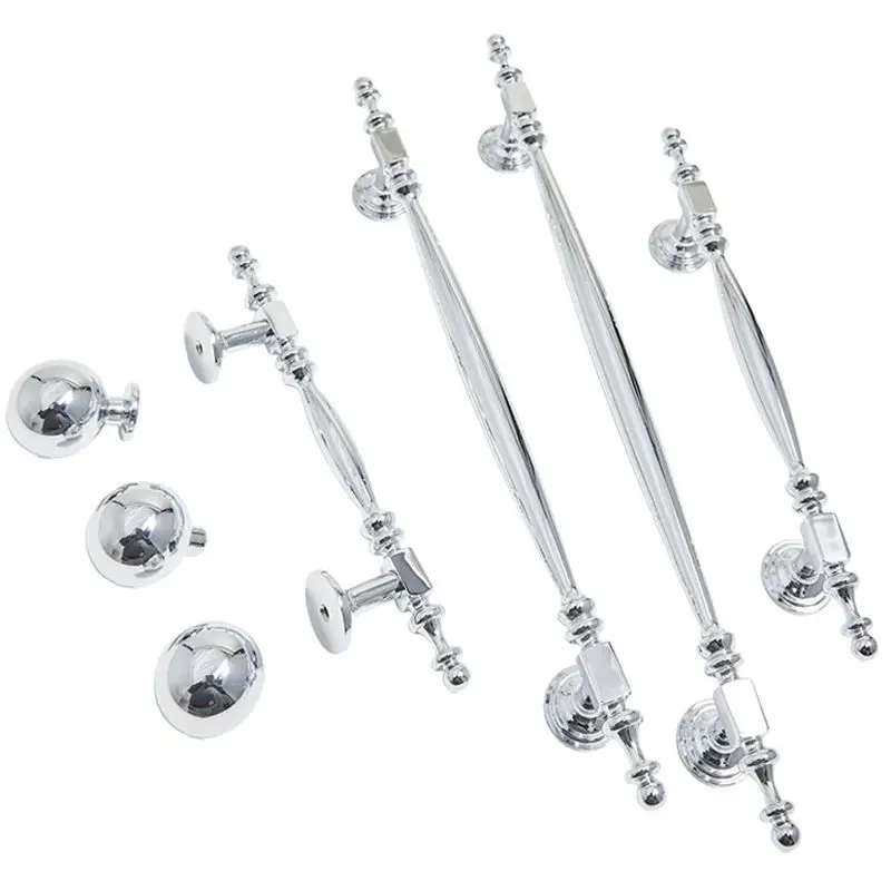 

High-end 10PCS Solid Brass Crown Furniture Pulls Handles Drawer Knobs Cupboard Wardrobe Closet Dresser Wine Cabinet Pulls Knobs