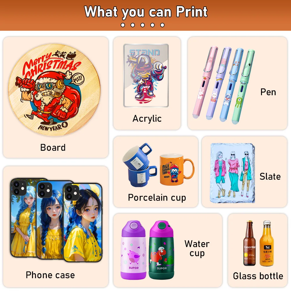 Tinta LED UV 500ML untuk DX4 DX5 DX6 DX7 DX10 TX800 XP600 Printhead untuk Epson R1390 L800 L1800 L805 Semua Printer UV modifikasi Epson