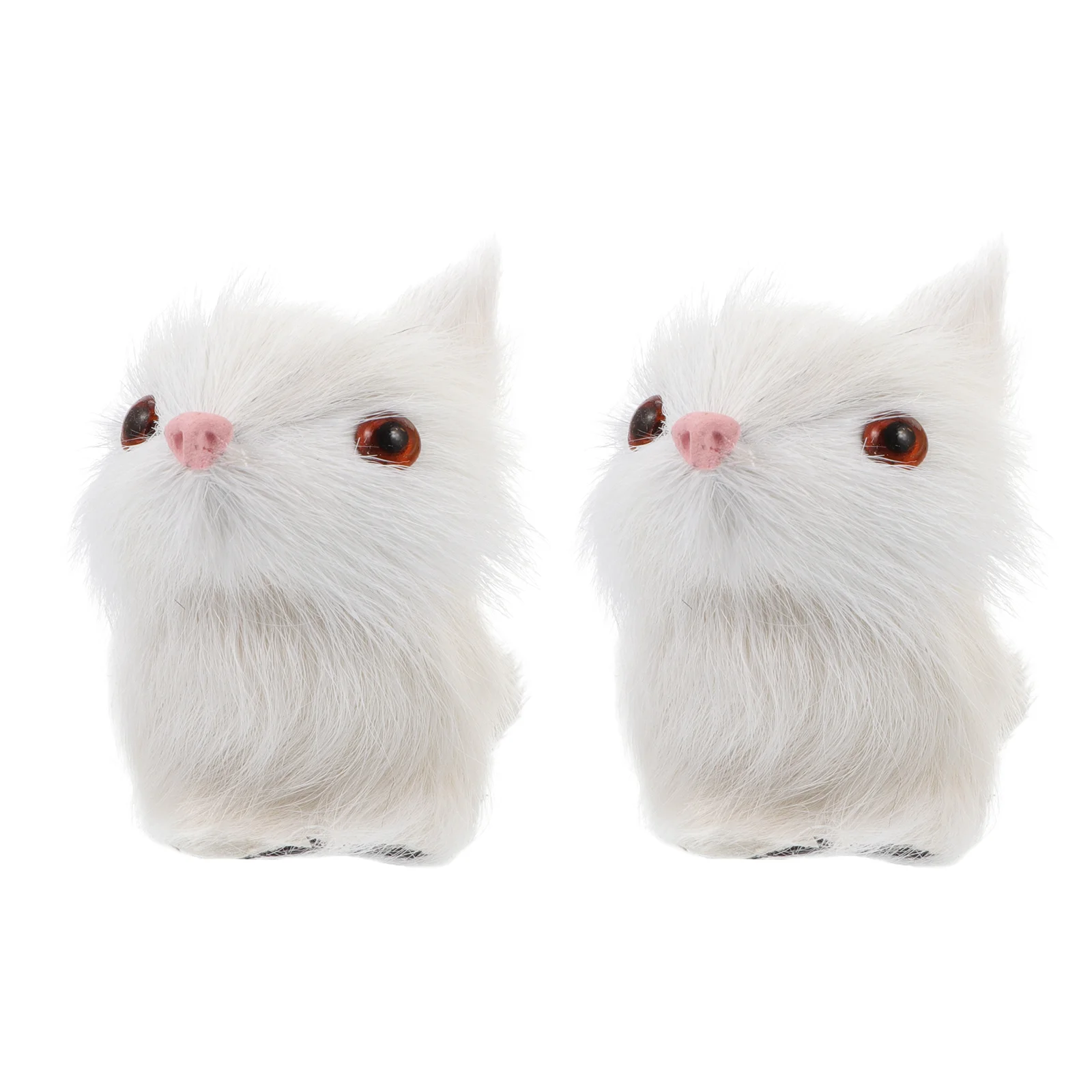 

2 шт. очаровательных декоративных фигурок кроликов ручной работы, высококачественная работа, реалистичная форма, для рабочего стола, полки, пасхального и праздничного декора