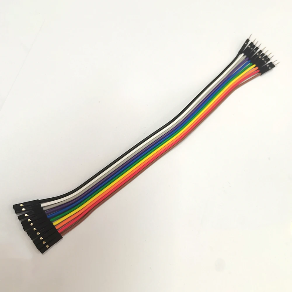 10P Regenbogen-Jumper-Verlängerungskabel, 2,54 mm Rastermaß, Stecker auf Stecker, Stecker auf Buchse, Buchse auf Buchse, Draht für Breadboard DIY, 0,2, 0,3 m, 0,5 m, 1 m – Detail 14