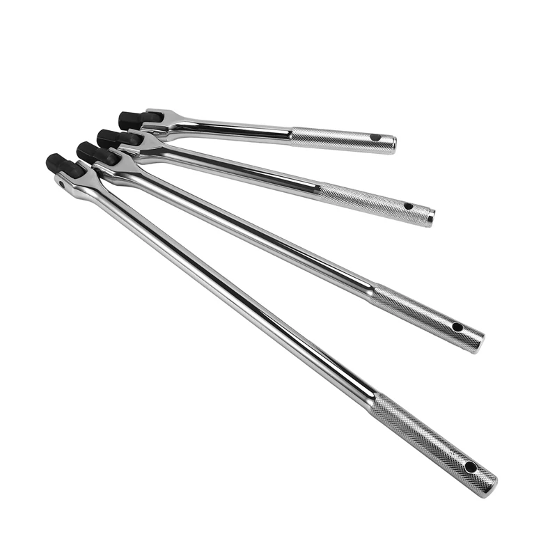 4PCS 1/2Inch F Rod Wrench Socket 10/12/15/18Inch Torque Wrench Long Force Bar Activity Strong Lever Steering Handle