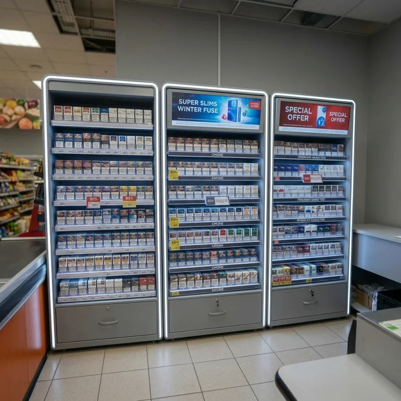 custom.Under Counter Pusher Shelves Gantry Gondola Wood Fixtures Drawer Sales Display Cabine