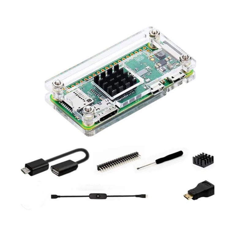 Raspberry Pi Zero Dedicated Acrylic Transparent Shell Protective Case Chassis Accessories