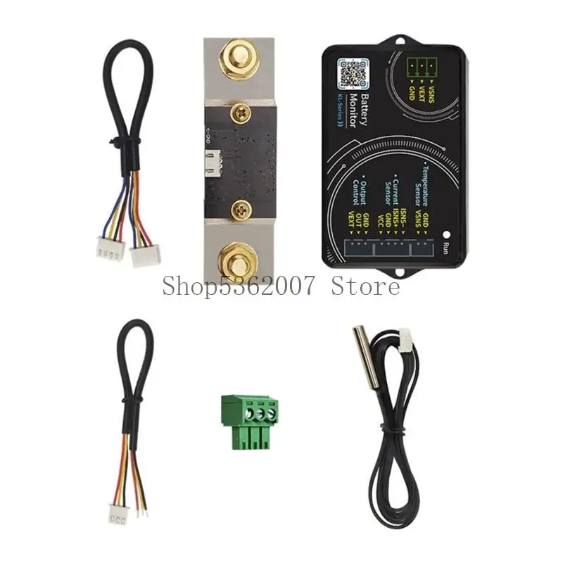 Battery Capacity Tester 0‑120V Voltmeter Ammeter Testing Tool Battery Multimeter 40JB