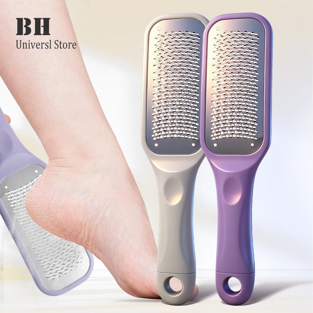 

Pedicure Foot File Callus Remover Large Foot Rasp Colossal Foot Grater Scrubber Pro Stainless Steel Callus File for Wet Dry Feet