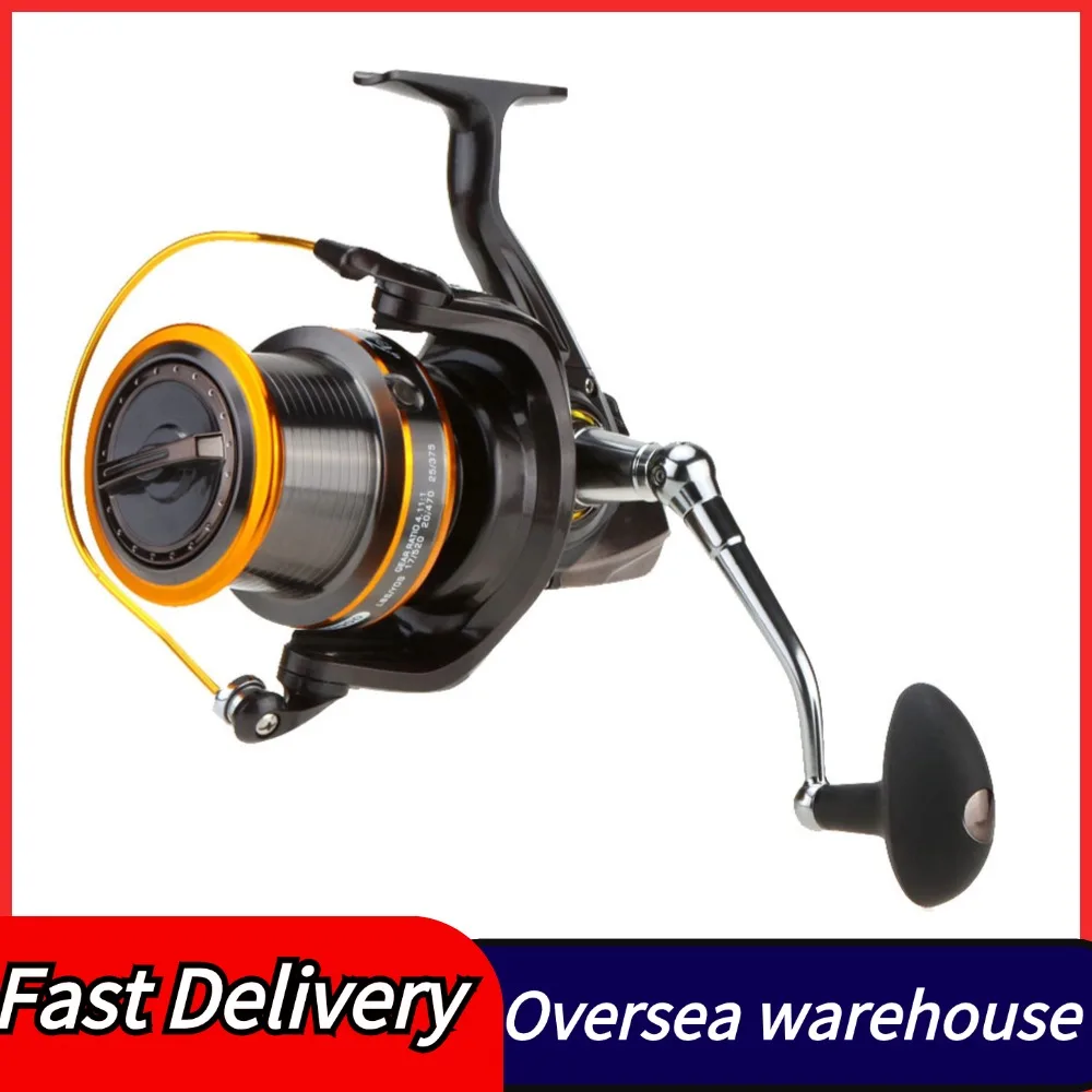 FDDL Carp Fishing Reel Spinning Reel Fishing Wheel 12+1BB Left/Right LJ9000 Sea Metal 4.11:1 Carp Fishing Carretilha De Pesca