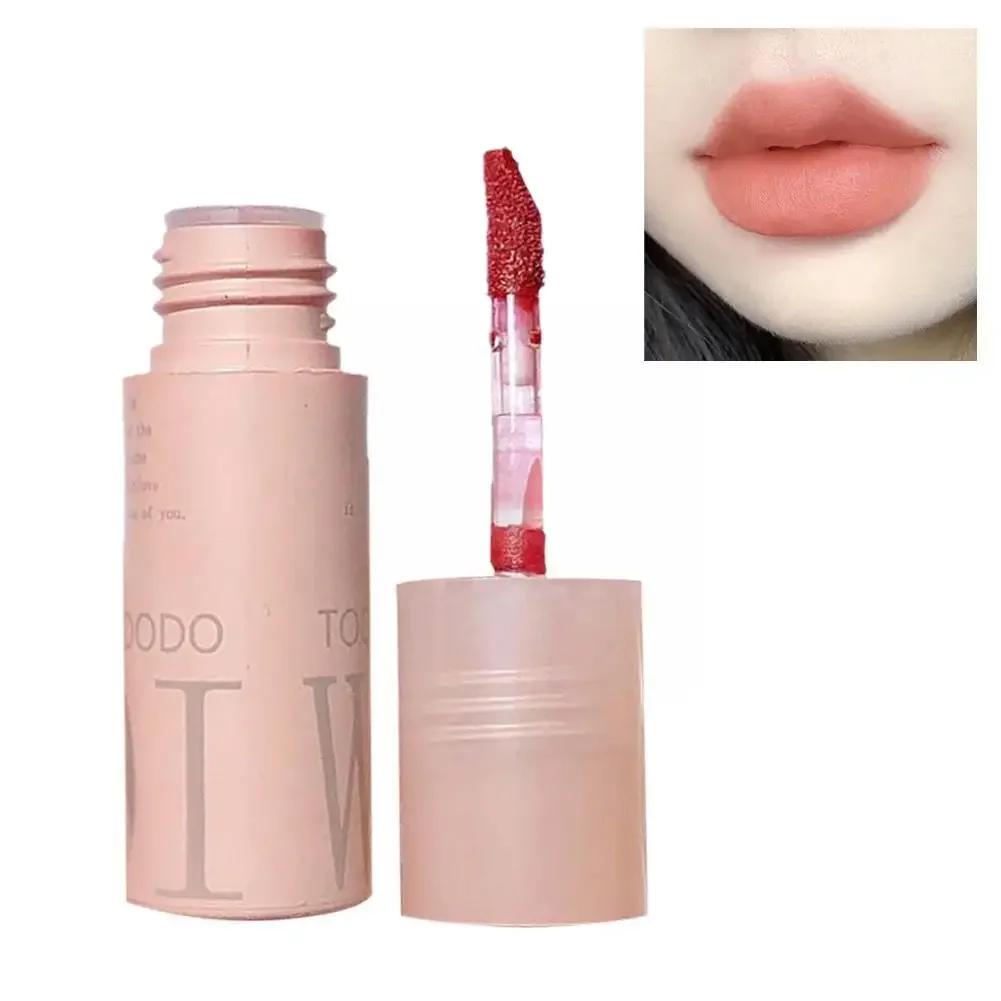 Heallor Toot Dodo بلسم الشفاه Mist Velvet Lip Glaze خفيف الوزن غير لامع مثل أحمر الشفاه كوب أحمر الشفاه Longlasti Mist Mouth Air غير لاصق Wa