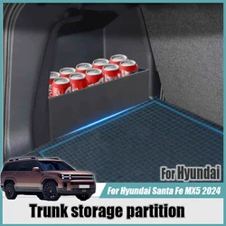 For Hyundai Santa Fe MX5 2024 Trunk storage partition Tail box storage partition storage box Automotive interior modification
