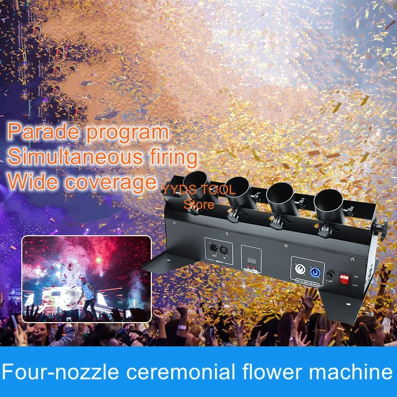 Stage Wedding Confetti Machines, Celebration Electronic Cannons, Protocol Flower Machines, Bar and Nightclub Special Effects