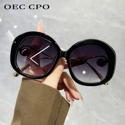 Oversize Square Sunglasses Woman Fashion Luxury Gradient Lens Sun Glasses Female Vintage Multicolor Shades UV400 Eyewear Oculos