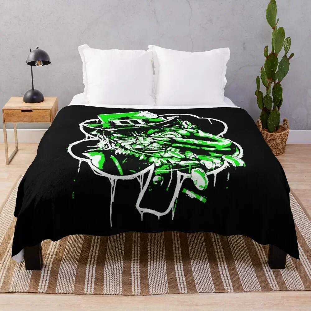 

Day Gifts Leprechaun Movie Neflix Cute Fans Throw Blanket Thermals For Travel Sofa Retros Blankets