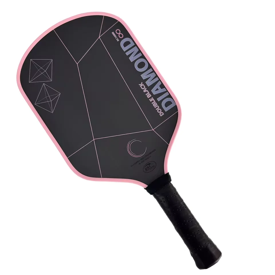 double-black-t700-carbon-fiber-pickleball-paddle-carbon-friction-surface-16mm-polymer-honeycomb-core-enhanced-power-spin-control