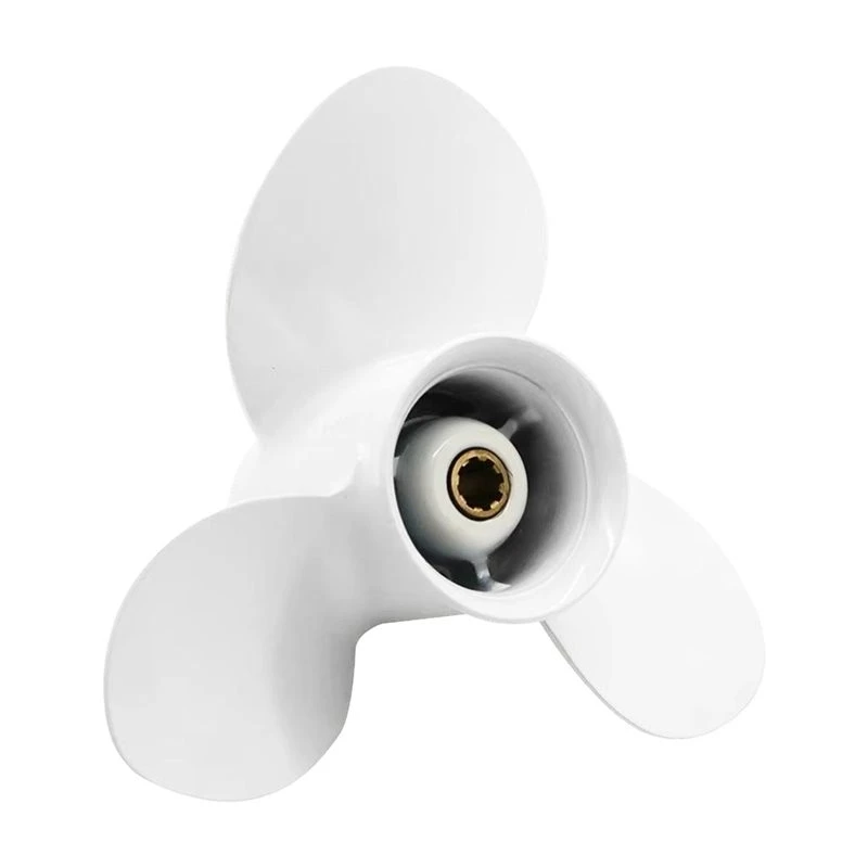 For Yamaha 9.9 HP-15HP Outboard Propeller- Aluminum Alloy Screw 9 1/4X8 3 Blades 8 Teeth Tooth Spline 63V-45947-00-EL