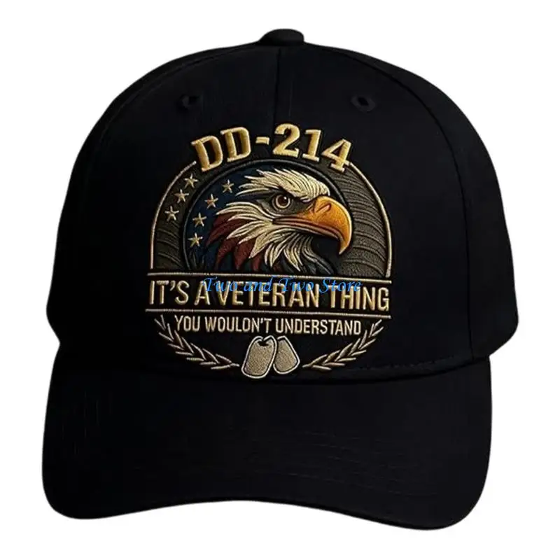 

HX6F Fashionable Baseball Hat With Adjustable Back Closure Embroidered Letter Detailing Polyester Casual Headwear