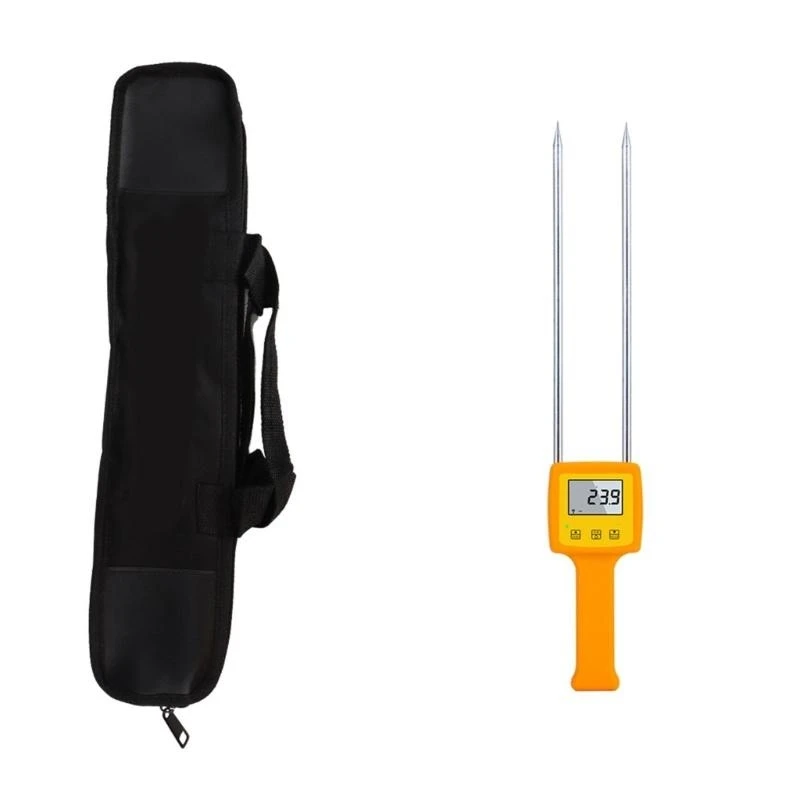 

Digital Grains Meter Large Display Grains Humidity Meter Double Probes for Wheat C7AC