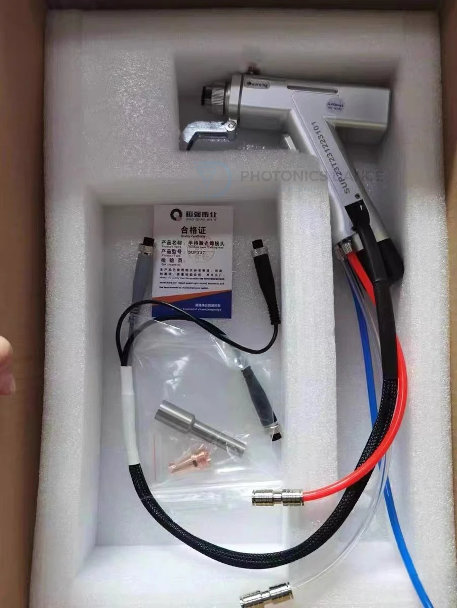 Original CQWY SUP21T SUP23T 4-in-1 Handheld Fiber Laser Welding Head Gun 3000W for Laser Welding Machine