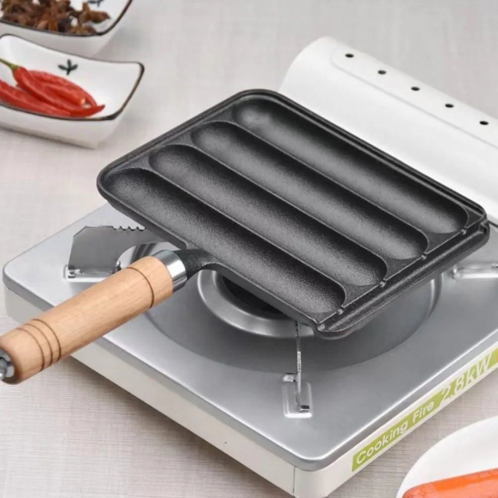 

4Pcs Professional Sausage Baking Mold Non-Stick Tool for Delicious BBQ Experiences