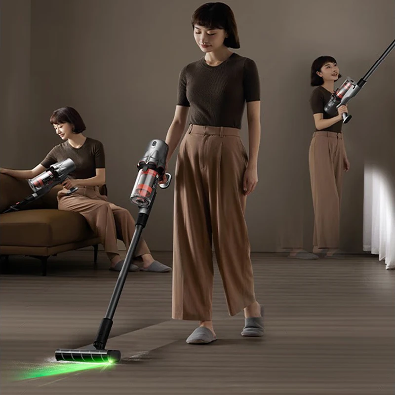 Deerma T30 Cordless Vacuum Cleaner with Green Laser Dust Reveal 23000Pa Powerful Suction Home Handheld Wireless Vacuum Cleaner