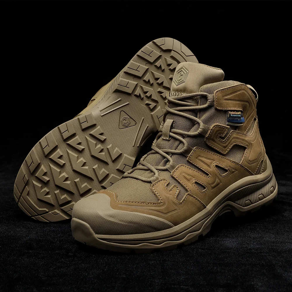 Emersongear Blue Label „Walker“ Taktische Stiefel Combat Airsoft Jagdschuhe Camping Outdoor Wandern Sporttraining Wildleder EU-Größe – Detail 14
