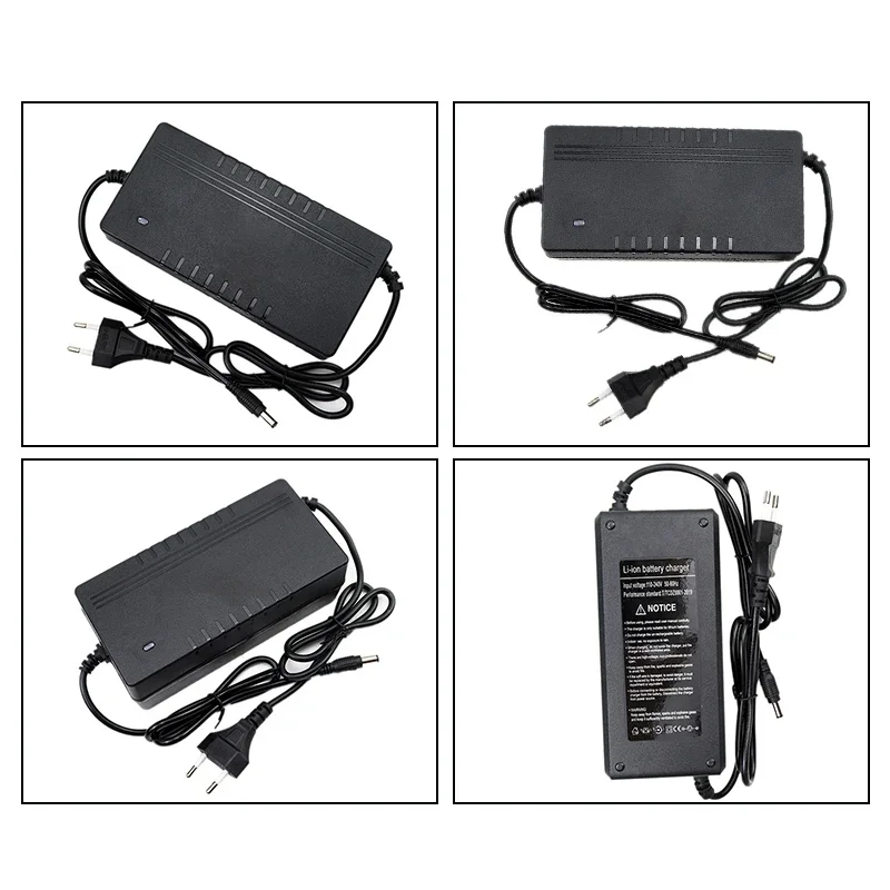 12V 14.8V 29V 36V 48V 52V 60V 72V 3S-20S 5A Lithium Battery Charger AC110V-240V For 12.6V-84V 5A Li-ion Cell smart Fast Charging