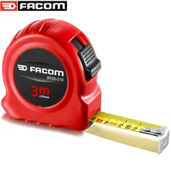 Facom 893B.319 Red Series Tape Measure 3M Wear Resistant Durable High Quality Materials Exquisite Workmanship Simple Operation