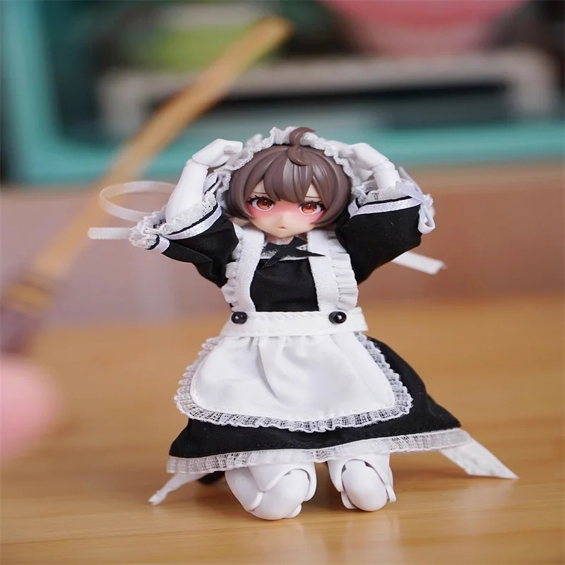 1/12 weibliche Soldat Kleidung Zubehör Maid Tragen JK Kleid Modell Spielzeug Fit 6'' Action Figur Körper Auf Lager Sammlung