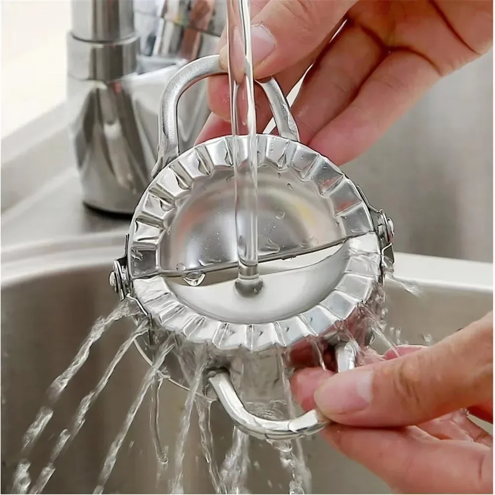9.5/12.5/15.8cm Eco-Friendly Stainless Steel Dumplings Tool Dumpling Mold Household Manual Press Kitchen Baking Accessories