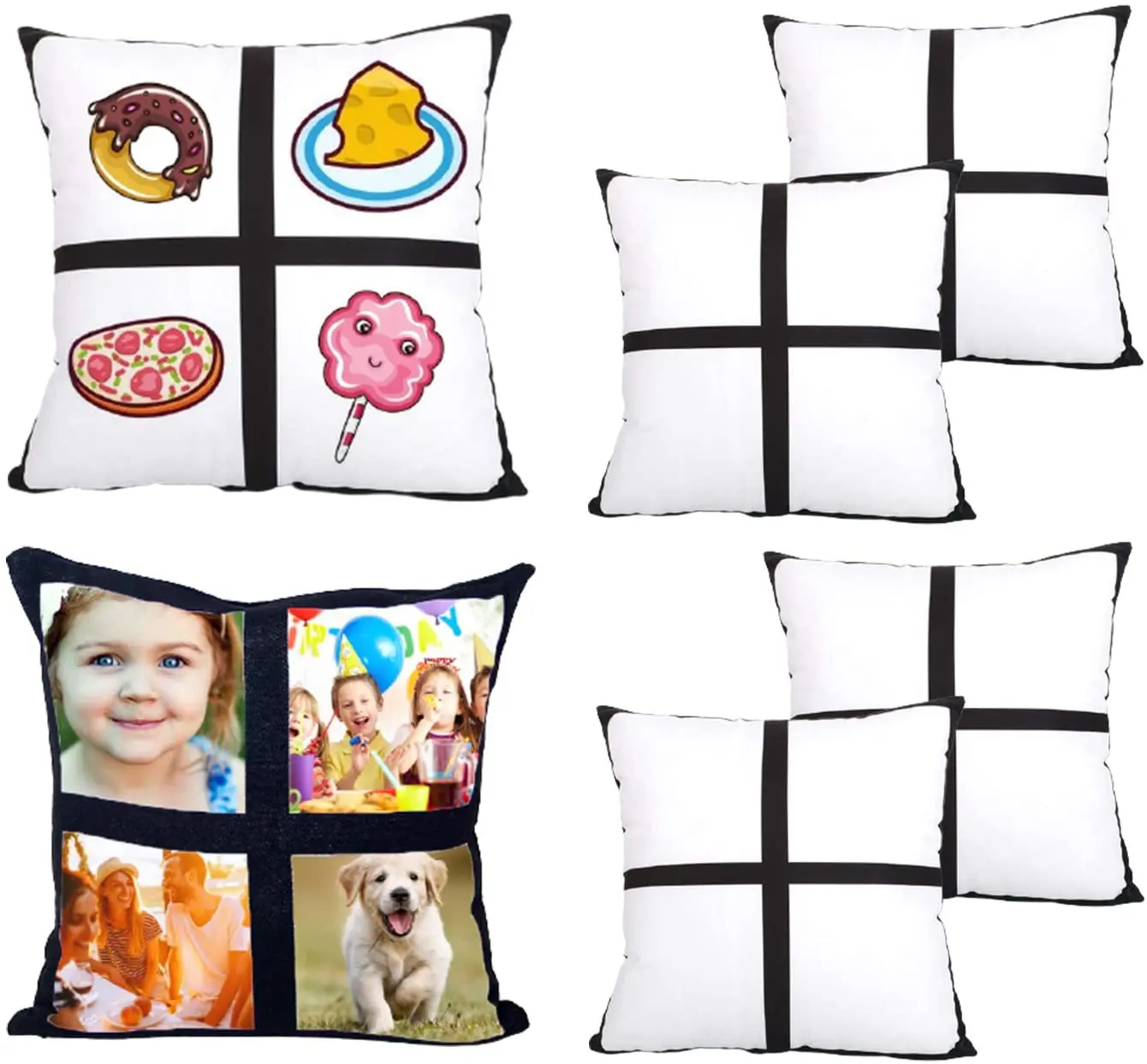 50pcs/Lot New Design 16*16 inch 100% Polyester Satin Pillow Cover Sublimation pillow Cases blanks for Heat Press