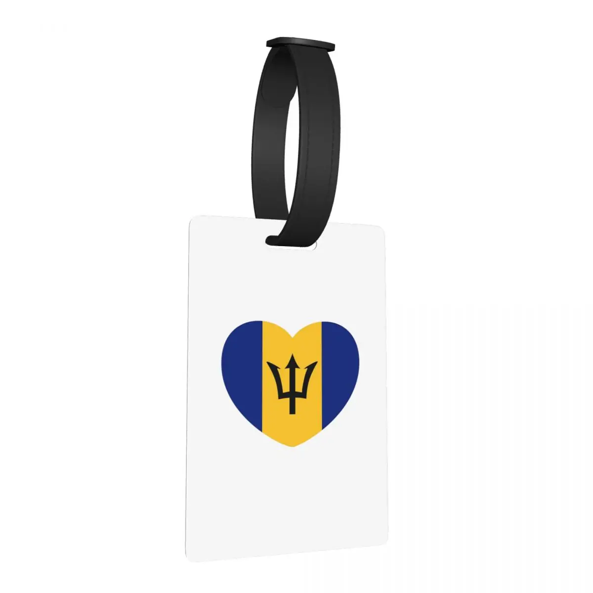 

Barbadian Heart For Real Bajans Barbados Flag Luggage Tags Suitcase Travel Baggage Boarding Tag Label Holder ID Name Address