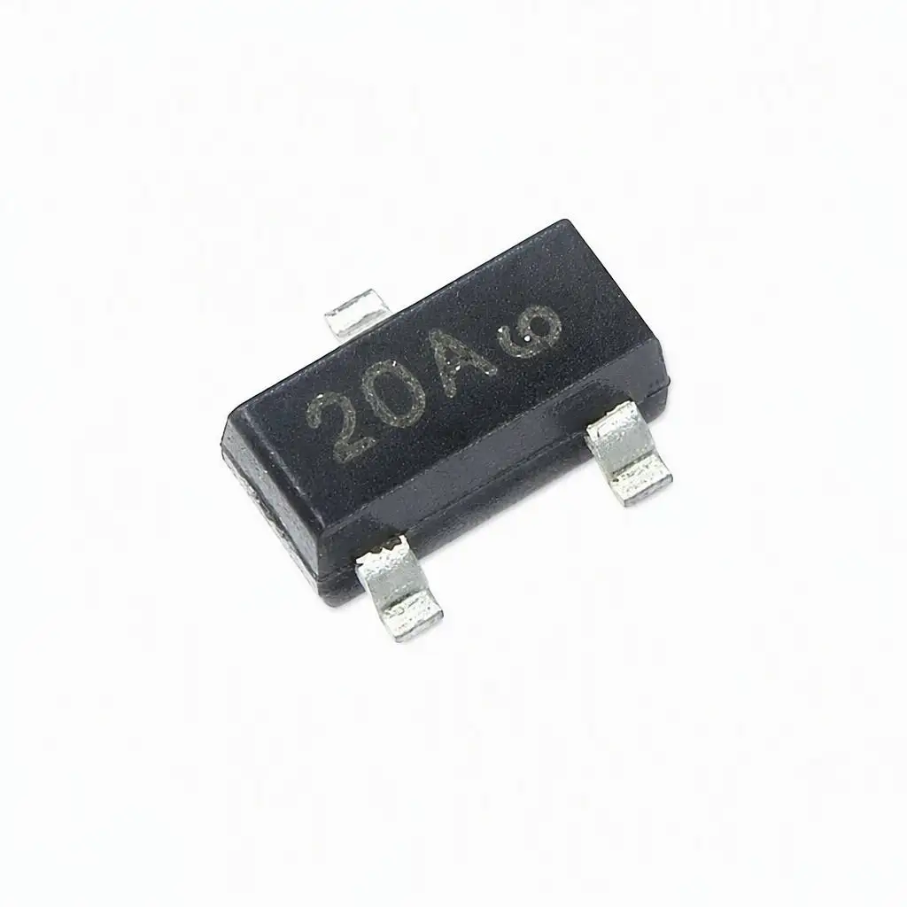 (100 pcs) MMBZ20VALT1G SOT-23 (Marking 20A) - TVS Diode Array 20V 300W Common Anode ESD Protection