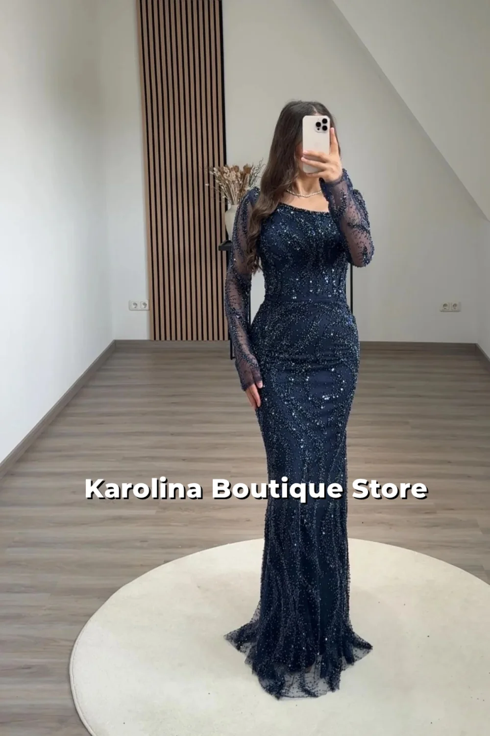 

Темно-синее вечернее платье с рюшами на одно плечо в Дубае, роскошное платье с кристаллами русалки, женское платье 2025 года, вечернее платье по индивидуальному заказу