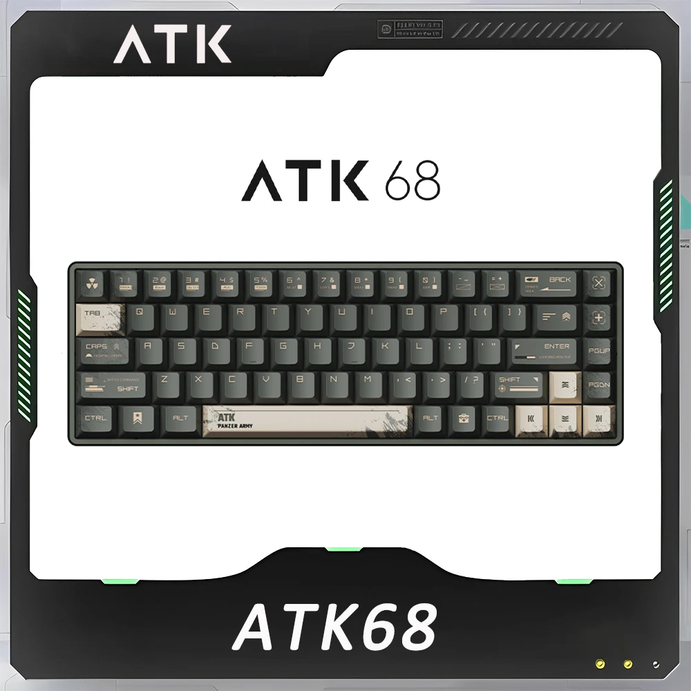 

ATK ATK68 Magnetic Switch Mechanical Keyboard Quick Trigger Gamer Keyboard Aluminum Alloy Varolant Pc Gaming Accessories Gifts