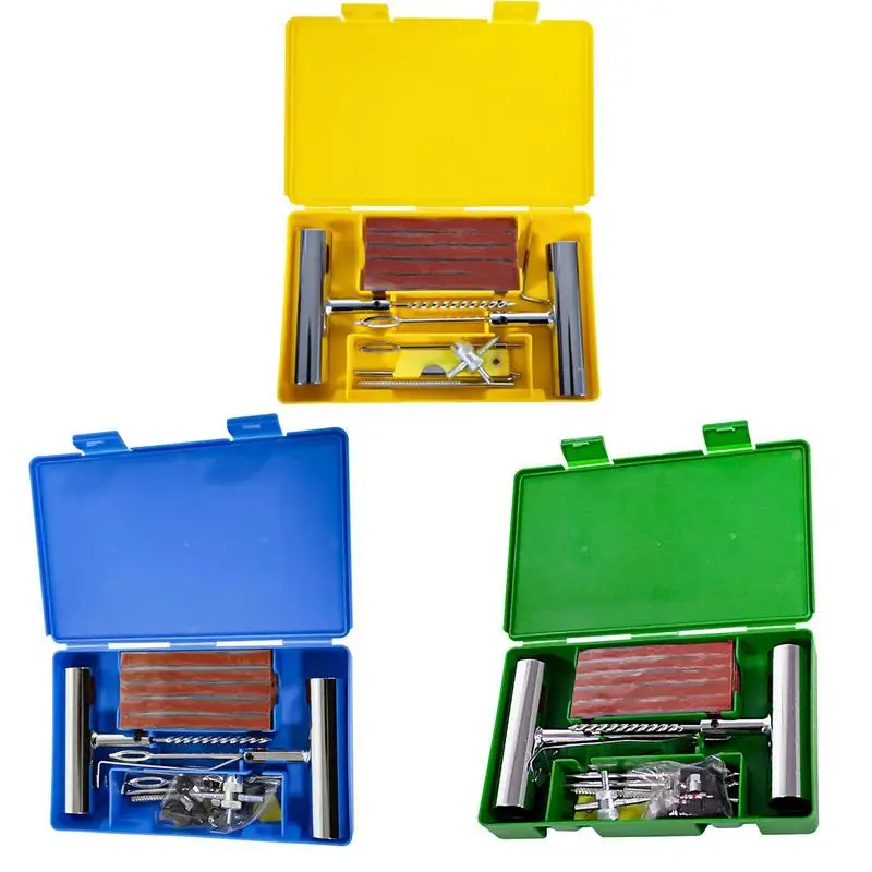 

Tire Patch Kit Convenient Tire Repair Tools High Strength Heavy Duty Automotive Tools For Efficient Vehicle Maintenance