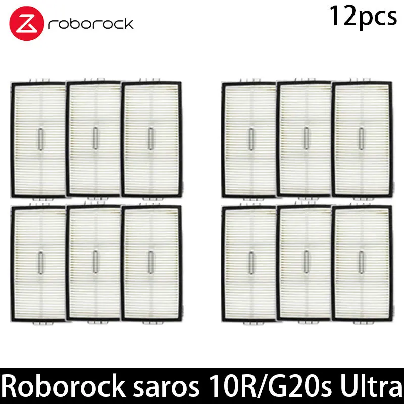 Roborock Saros 10R/G20S Ultra Accessoires Borstel Hepa Filter Mop Doek Stofzak Reserveonderdelen