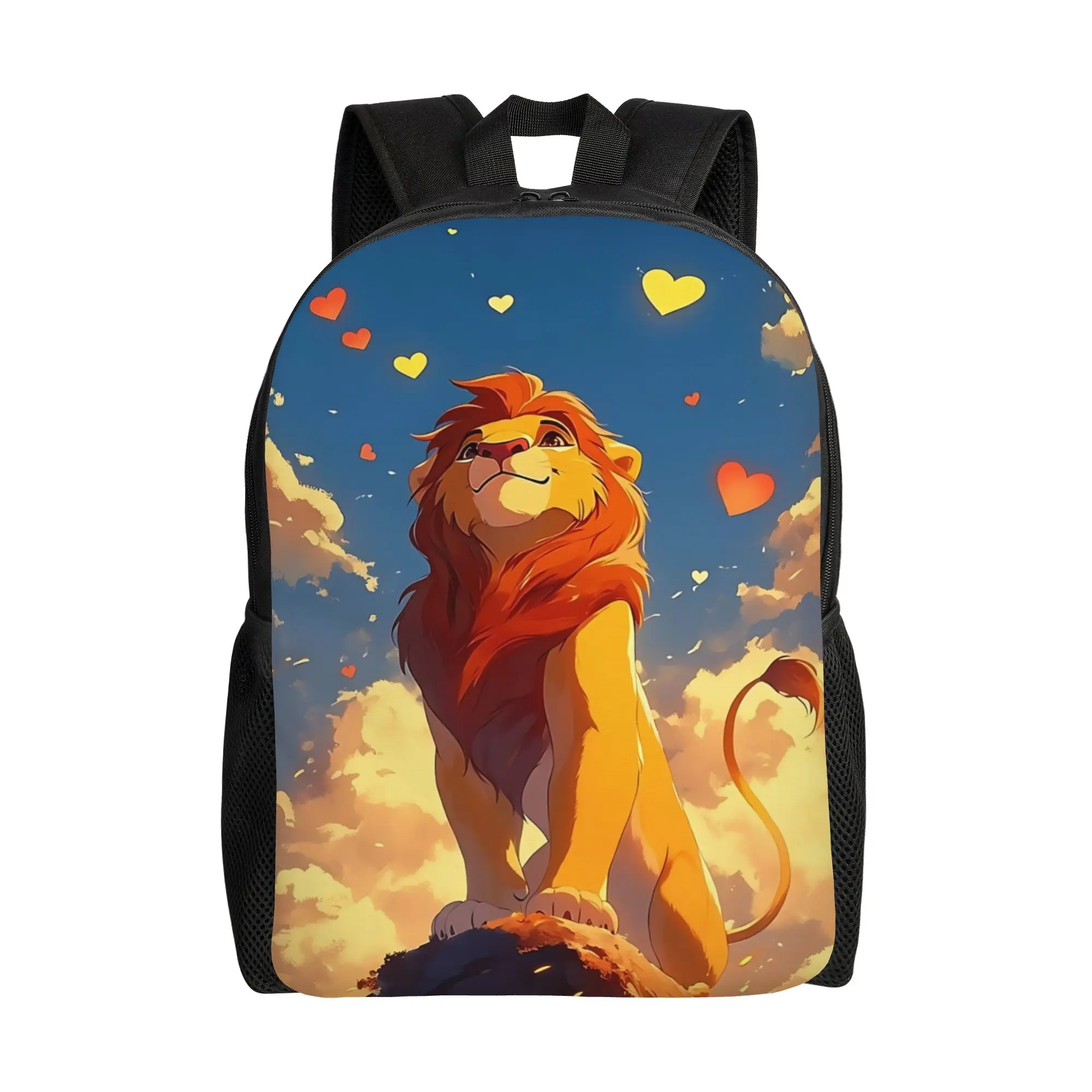 

Рюкзак Disney с изображением Льва-короля, повседневный, для работы, большой вместимости, 1 шт.