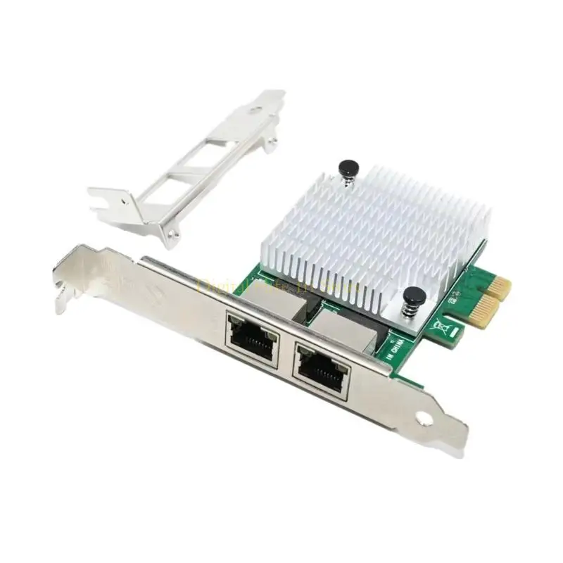 E06D 2 Gigabit Port PCIE 1000M Server Networks Card RTL8111F PCIe 1x Adapter